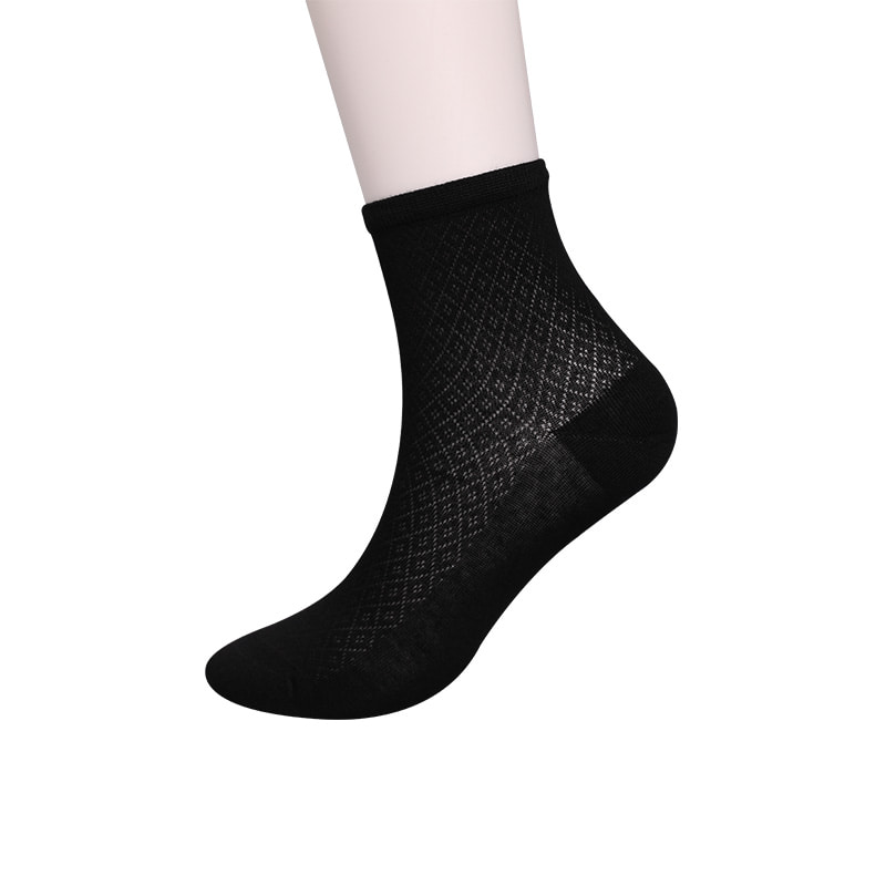 Měkká nylonová taška z bambusového vlákna, tenké malé diamantové ležérní dámské ponožky, ručně šité dámské ponožky WSD1689