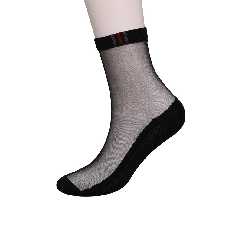 Módní ležérní jarní a letní bavlněné spodní pánské punčochy Luokou vertikální pruhované květy cool protiskluzové podrážky pánské punčochy WSD2711