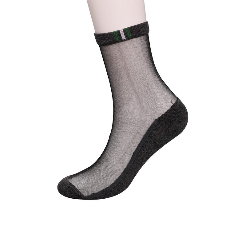 Módní ležérní jarní a letní bavlněné spodní pánské punčochy Luokou vertikální pruhované květy cool protiskluzové podrážky pánské punčochy WSD2711