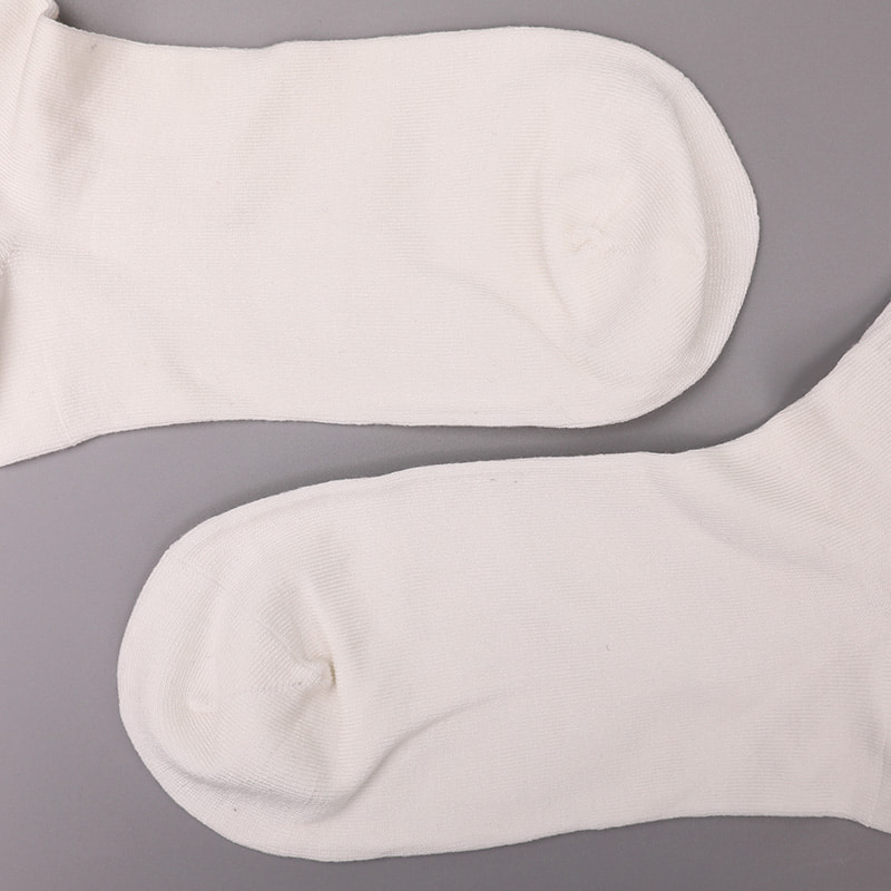 Měkký spřádaný hedvábný nylon pokrytý čpavkem 2 horizontální proužky a zesílené ručně šité dámské ponožky WSD1536