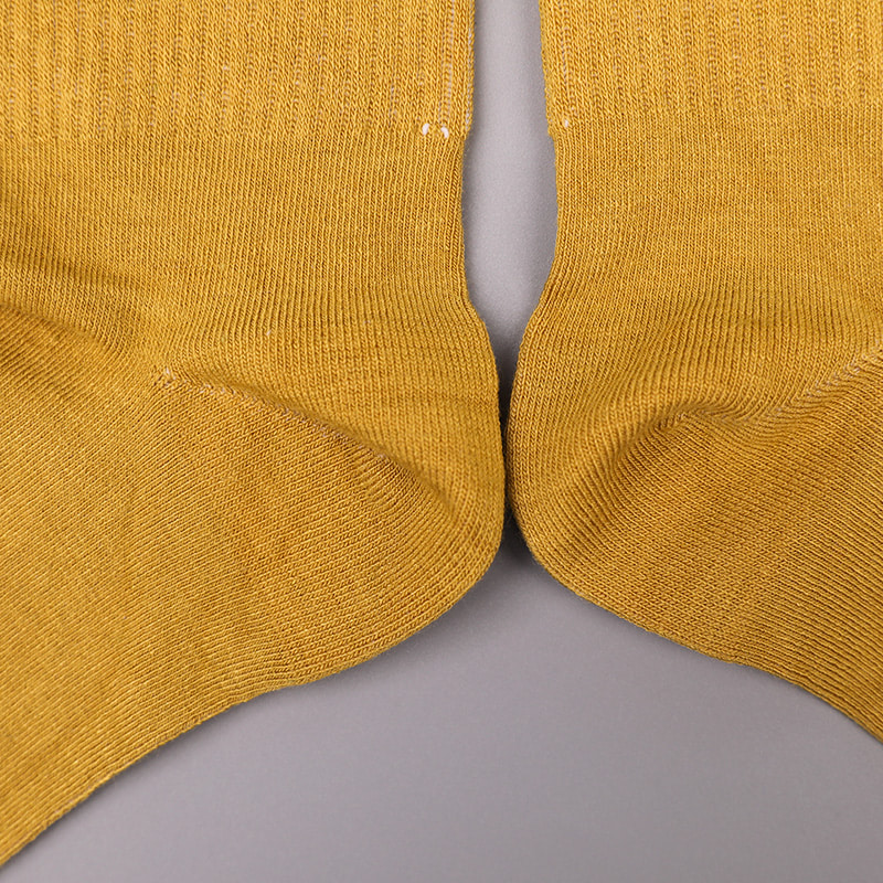 Měkký spřádaný hedvábný nylon pokrytý čpavkem 2 horizontální proužky a zesílené ručně šité dámské ponožky WSD1536
