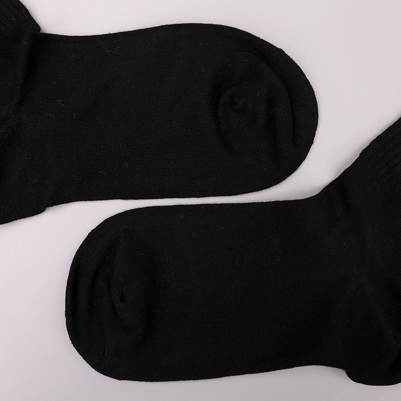 Měkký spřádaný hedvábný nylon pokrytý čpavkem 2 horizontální proužky a zesílené ručně šité dámské ponožky WSD1536
