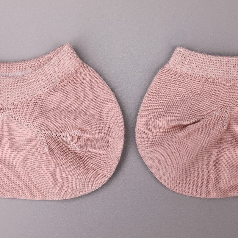 Ultratenká česaná bavlna, nylon a spandex hladké ručně šité polosíťované dámské ponožky WSD1673