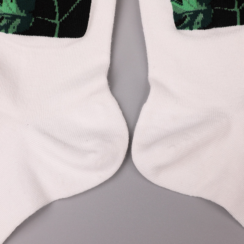 Měkké spřádané hedvábné nylonové zabalené imitace spandexu 3D tištěné žakárové ručně šité podzimní a zimní pánské ponožky WSD2850