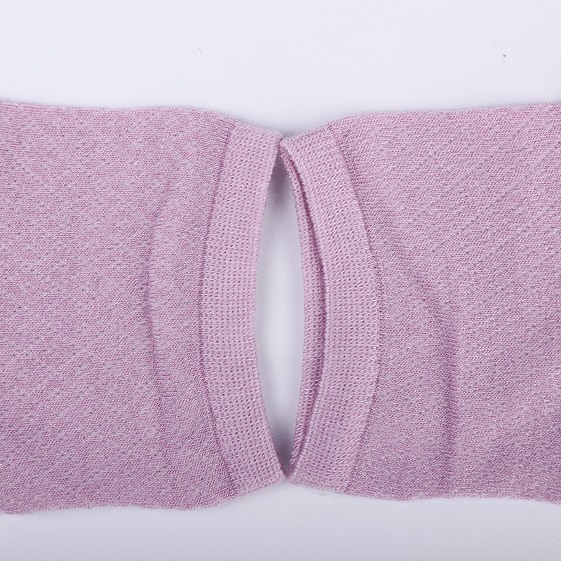 Měkká nylonová taška z bambusového vlákna, tenké malé diamantové ležérní dámské ponožky, ručně šité dámské ponožky WSD1689