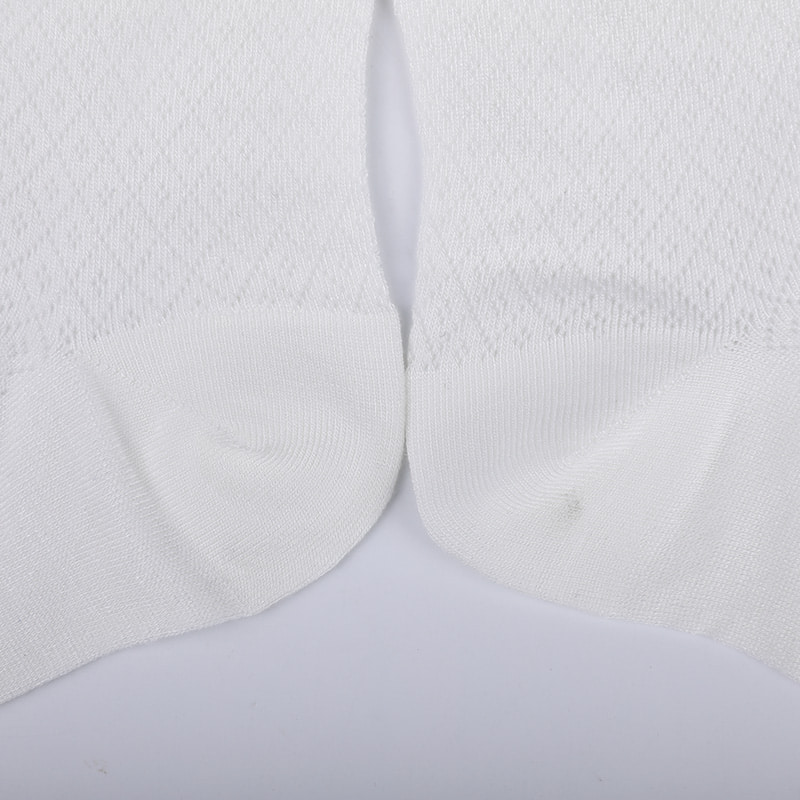 Měkká nylonová taška z bambusového vlákna, tenké malé diamantové ležérní dámské ponožky, ručně šité dámské ponožky WSD1689